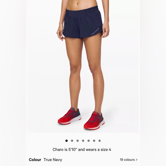 Lululemon hotty hot lined short - Picture 1 of 8